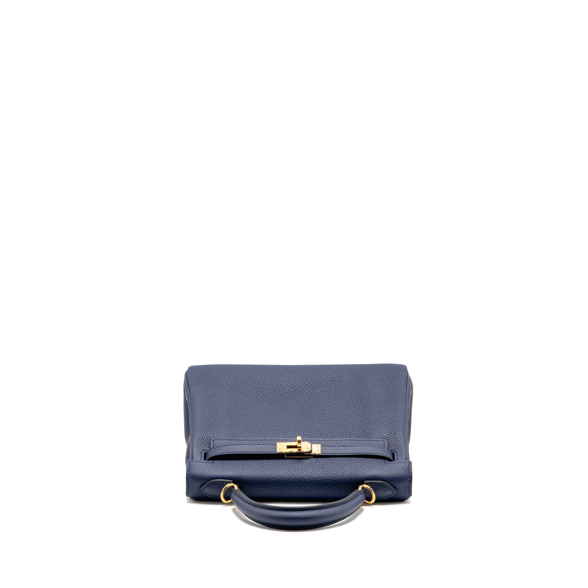 HERMES KELLY 25 TOGO BLEU SAPHIR GHW