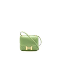 HERMES MINI CONSTANCE EPSOM VERT CRIQUET GHW