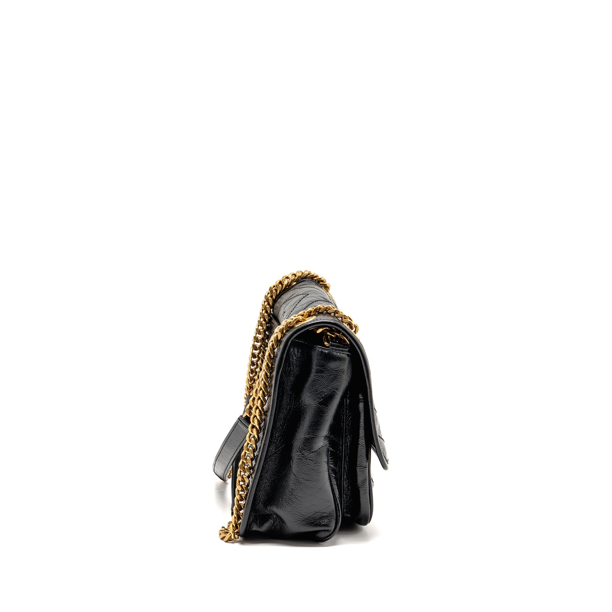 SAINT LAURENT/YSL MEDIUM NIKI CHAIN BAG VINTAGE CALFSKIN BLACK GHW