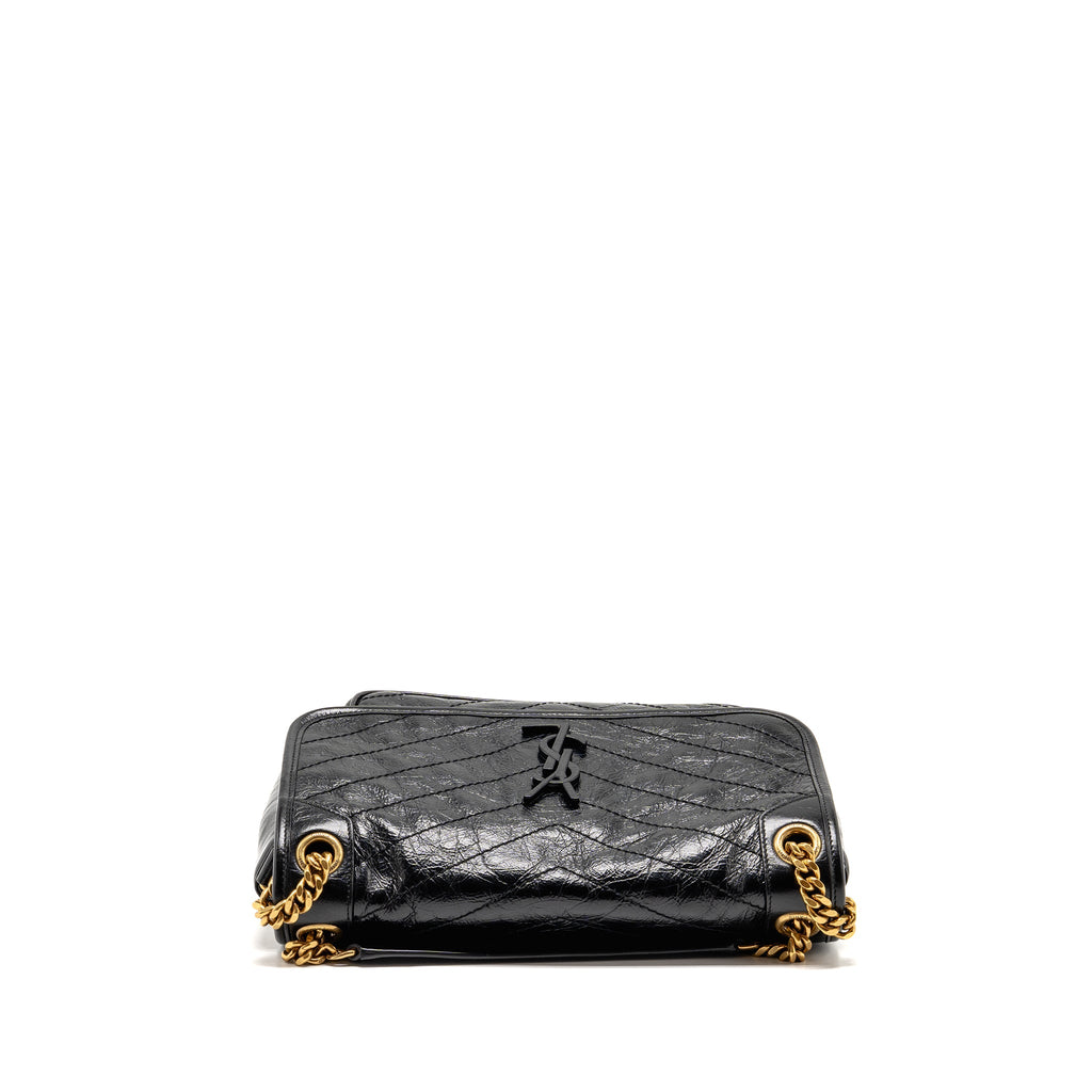 SAINT LAURENT/YSL MEDIUM NIKI CHAIN BAG VINTAGE CALFSKIN BLACK GHW