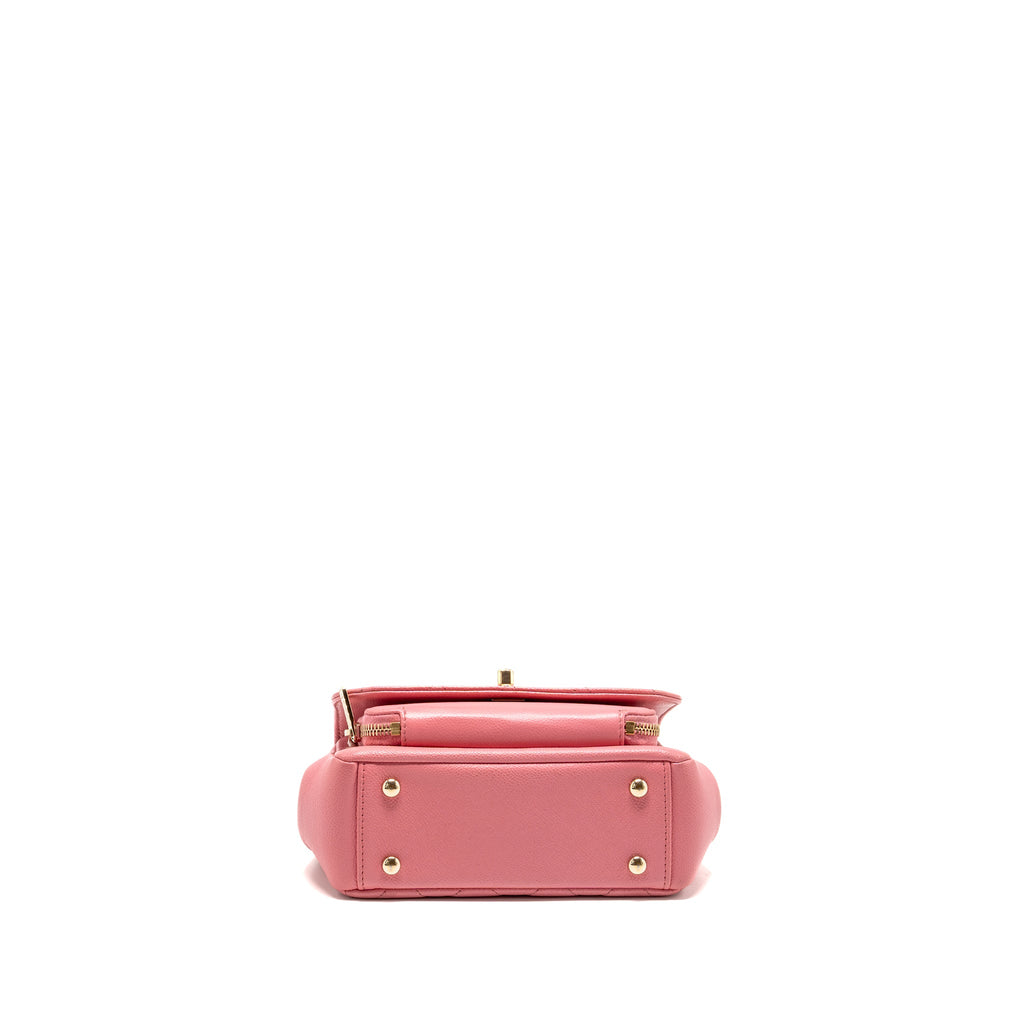 CHANEL SMALL BUSINESS AFFINITY CAVIAR PINK LGHW(MICROCHIP)
