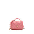 CHANEL SMALL BUSINESS AFFINITY CAVIAR PINK LGHW(MICROCHIP)