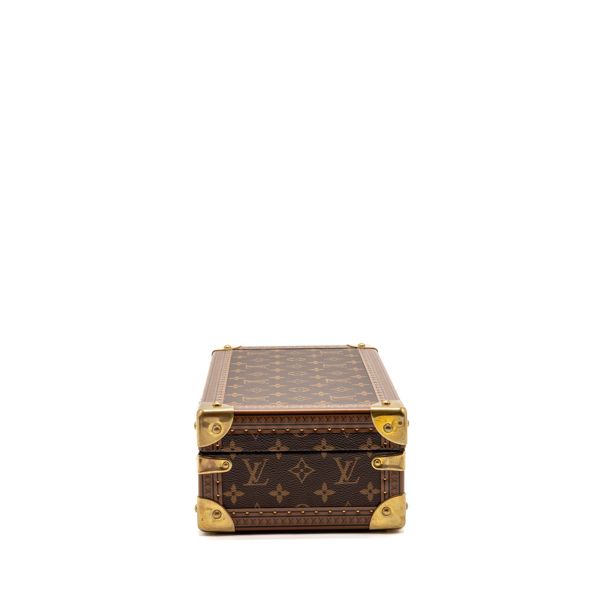 LOUIS VUITTON COFFRET 8 MONTRES MONOGRAM CANVAS / ROUGE FUSION GHW