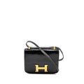 HERMES VINTAGE CONSTANCE 24 SHINY ALLIGATOR DARK BLUE GHW