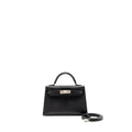 HERMES MINI KELLY II EPSOM BLACK SHW