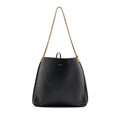SAINT LAURENT/YSL SUZANNE HOBO BAG CALFSKIN BLACK GHW