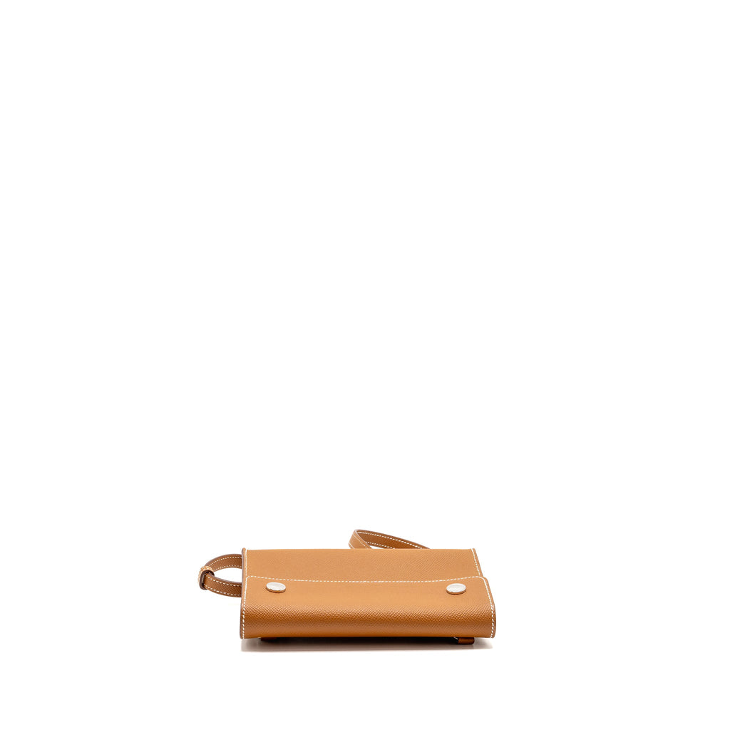 HERMES PORTEFEUILLE-SAC HERMESNAP EPSOM GOLD SHW