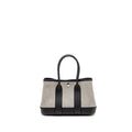 HERMES NEO GARDEN PARTY 23 NEGONDA/CANVAS ECRU/BLACK SHW
