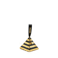 CHANEL 19A CC KHEOPS MISCELLANEOUS PYRAMID CLUTCH LAMBSKIN/METALLIC GOLD/ BLACK GHW