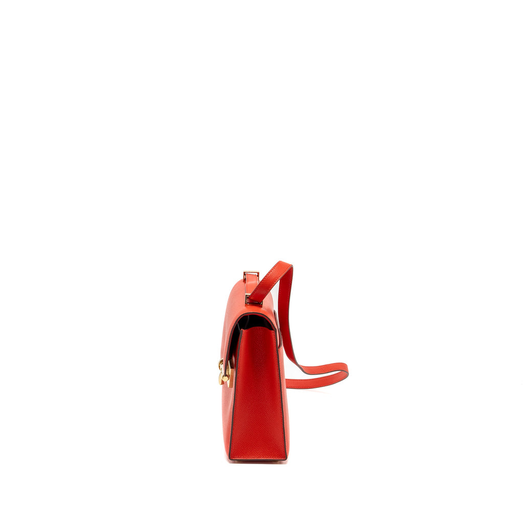 HERMES VERROU 21 EPSOM S3 ROUGE DE COEUR LGHW