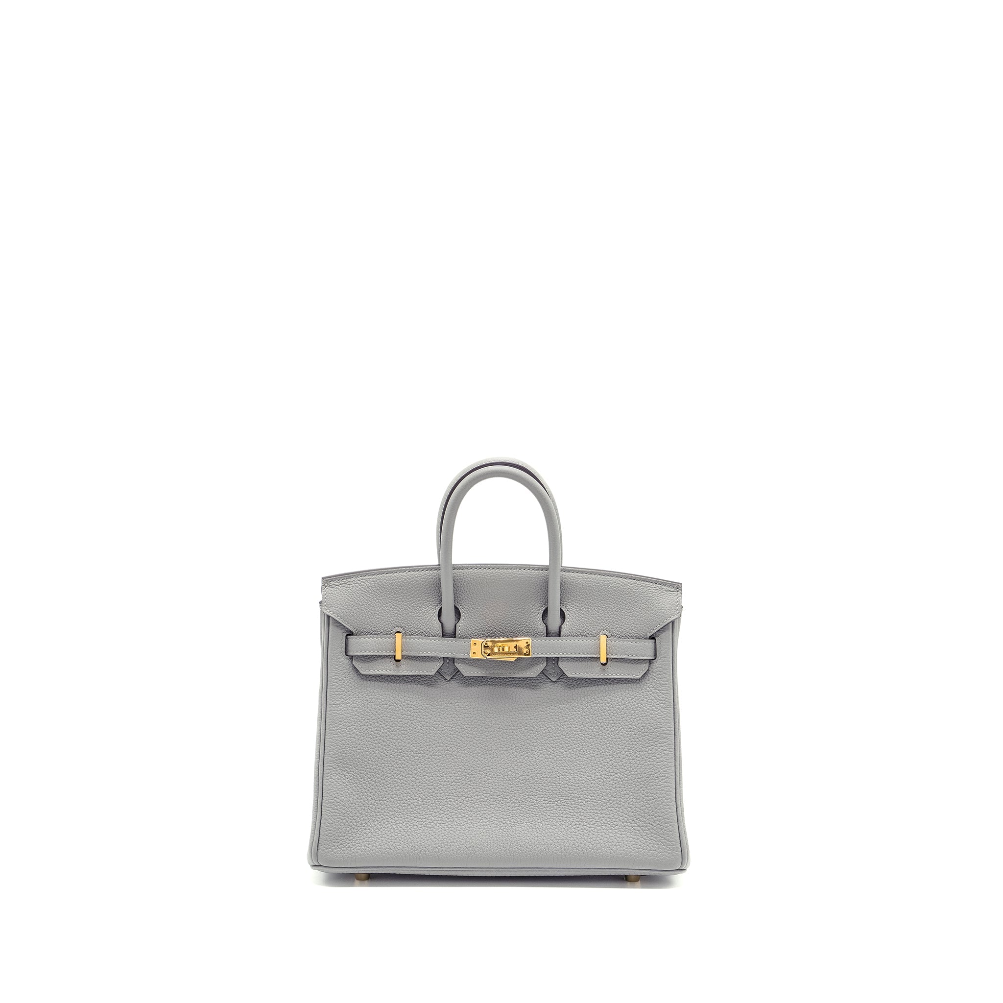 HERMES BIRKIN 25 TOGO GRIS MOUNTIE GHW