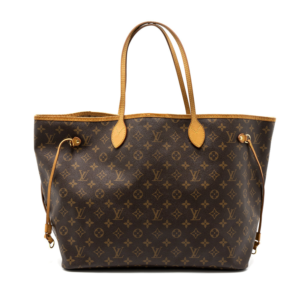 LOUIS VUITTON NEVERFULL GM MONOGRAM CANVAS GHW