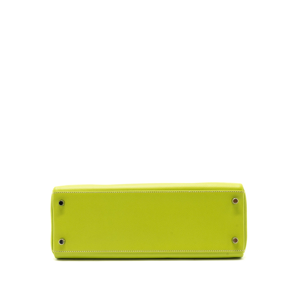 HERMES KELLY 32 EPSOM KIWI/OLIVE GREEN SHW