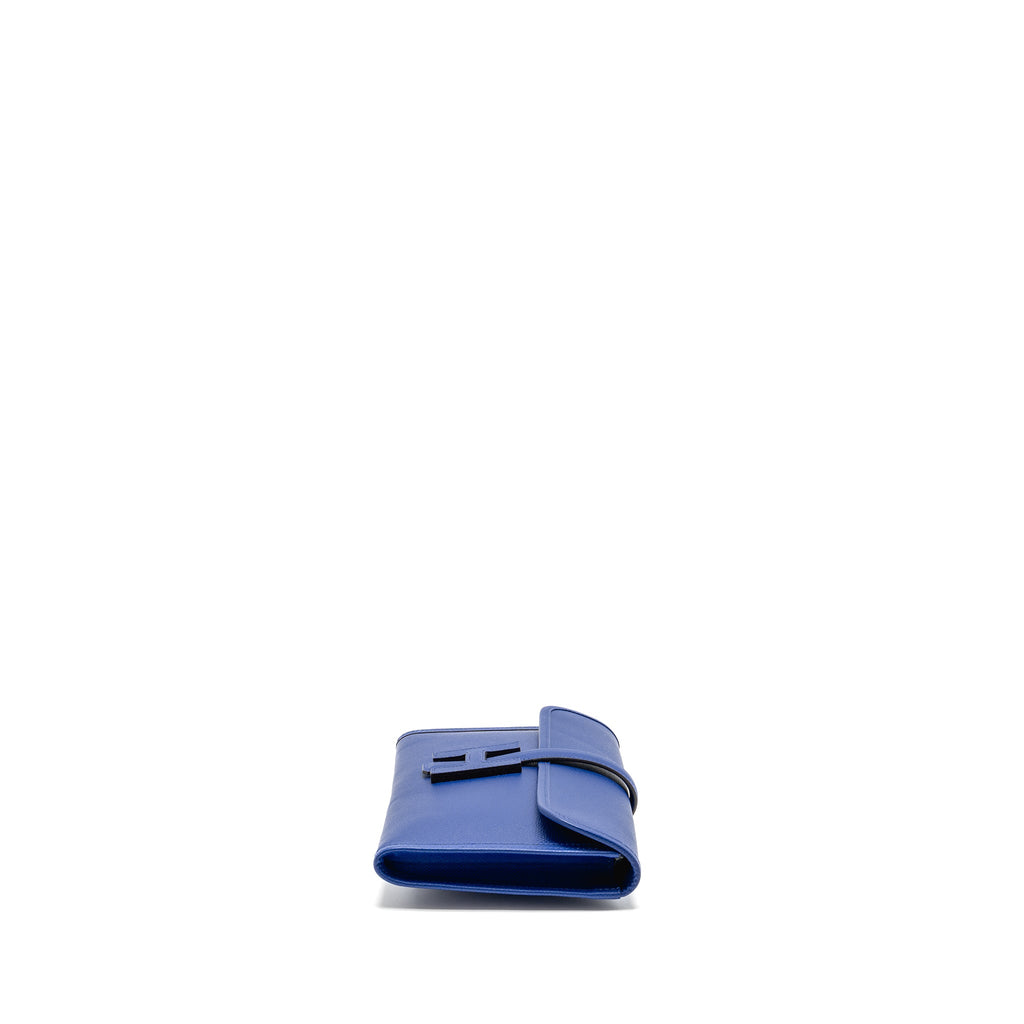 HERMES JIGE CLUTCH EPSOM BLUE ELECTRIC