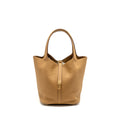 HERMES PICOTIN 22 CLEMENCE BISCUIT GHW