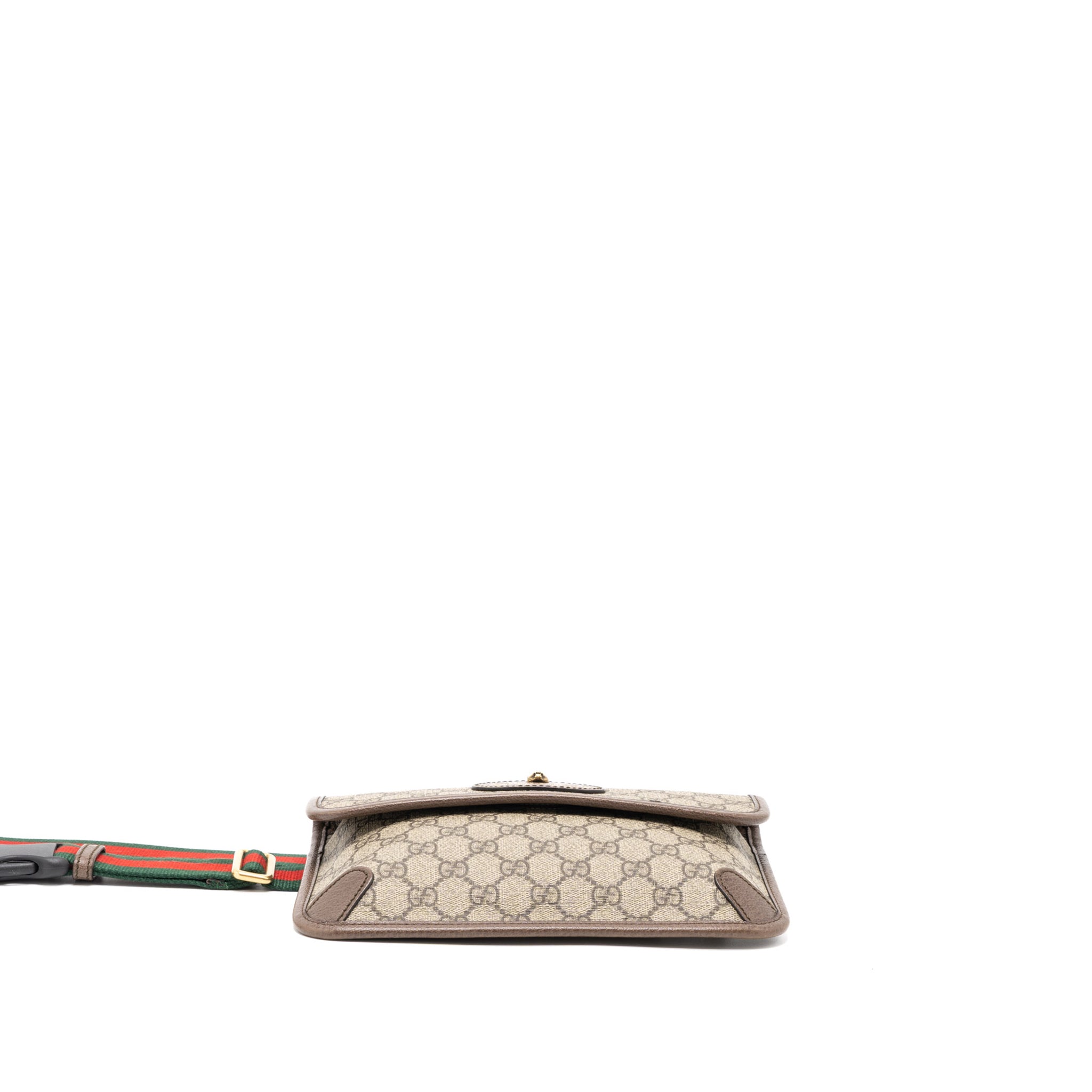 GUCCI NEO VINTAGE BELT BAG GG SUPREME CANVAS BRUSHED GHW