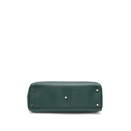 GUCCI TOP HANDLE ZUMI BAG CALFSKIN GREEN MULTICOLOUR HARDWARE