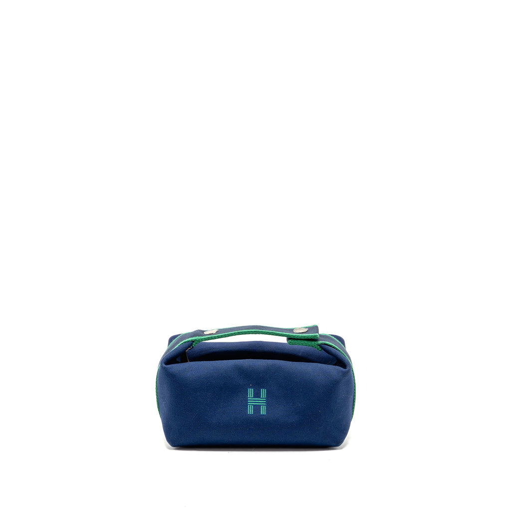 HERMES TROUSSEAU DE TOILETTE BRIDE A BRAC PM MARINE SHW