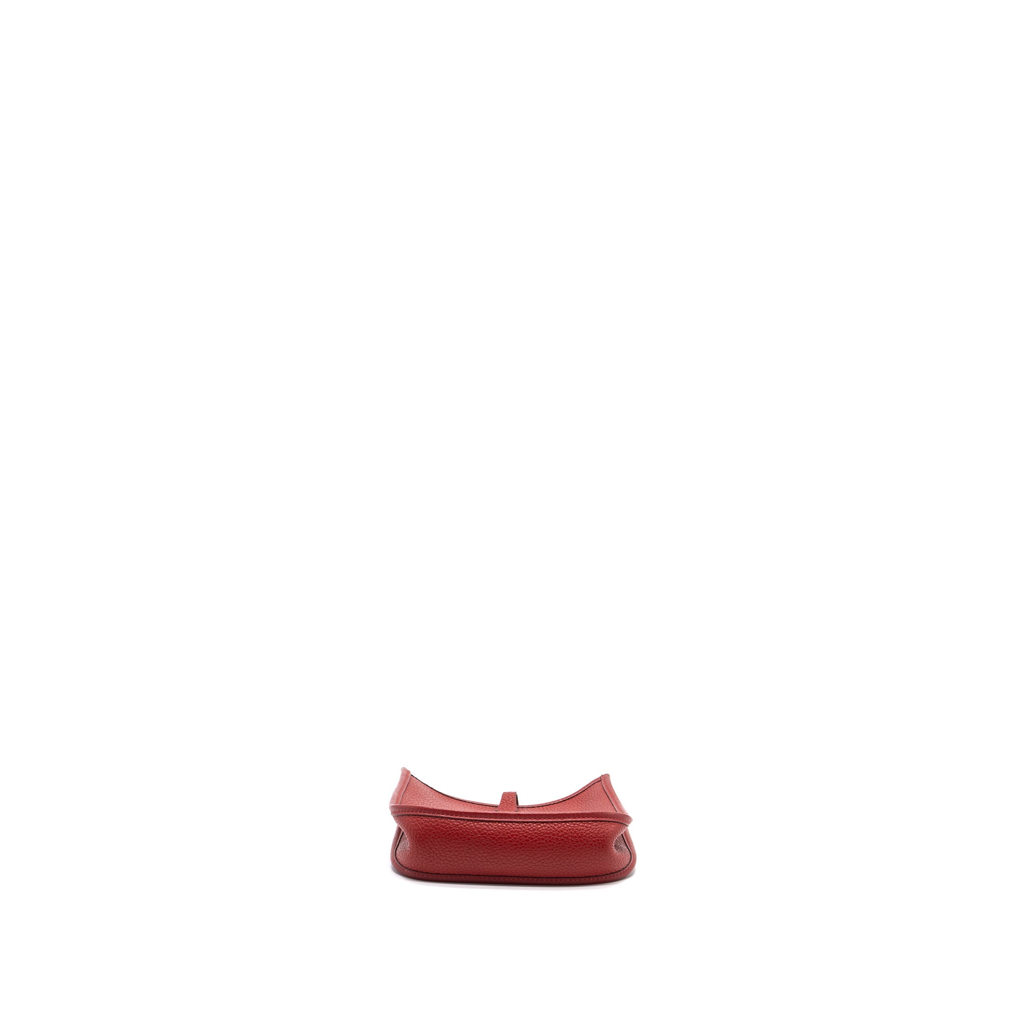 HERMES MINI EVELYNE CLEMENCE RED SHW SQUARE O