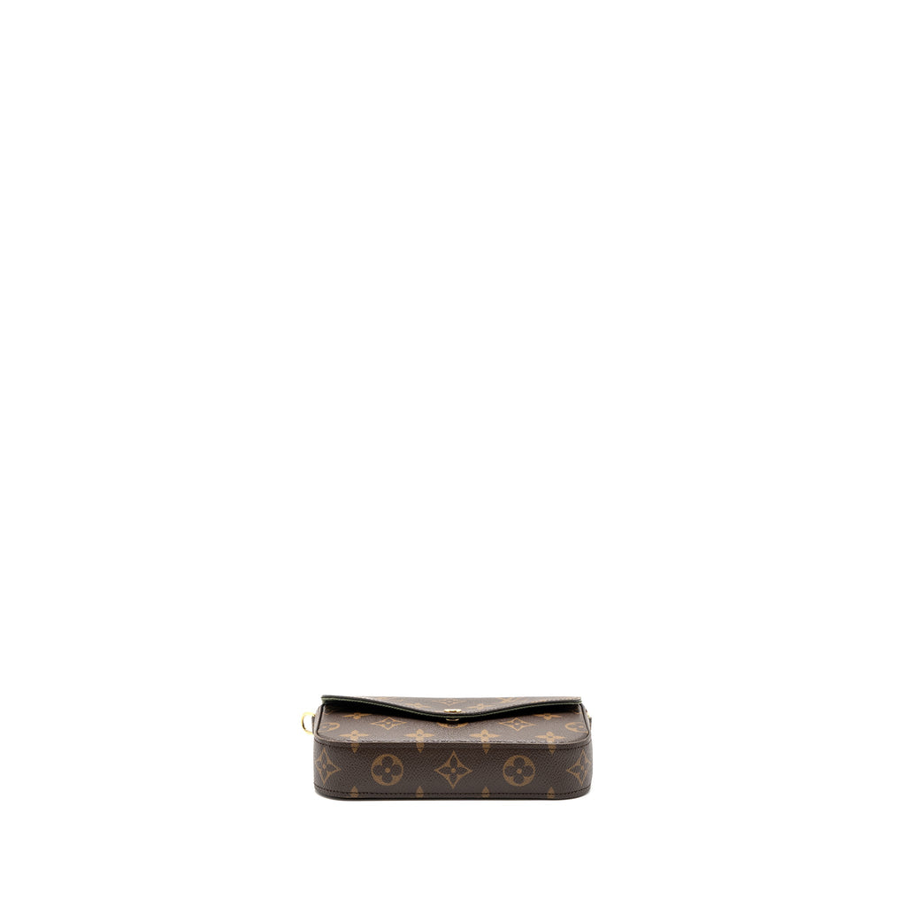 LOUIS VUITTON FELICIE STRAP & GO MONOGRAM CANVAS GHW (NEW VERSION)