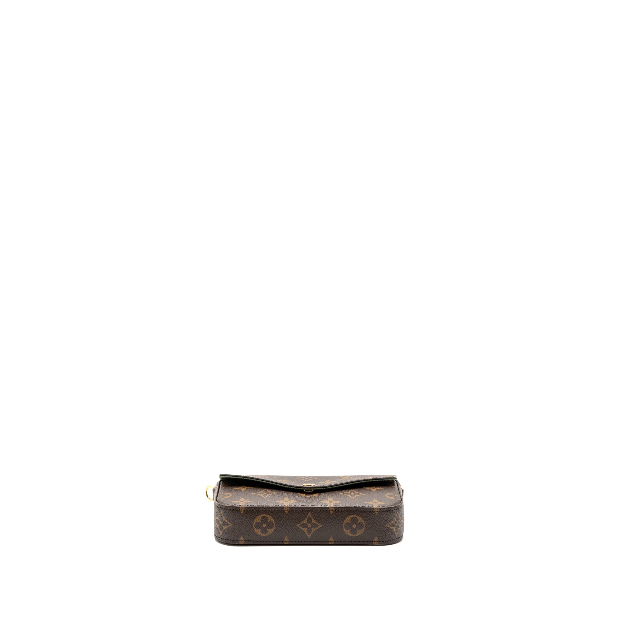 LOUIS VUITTON FELICIE STRAP & GO MONOGRAM CANVAS GHW (NEW VERSION)