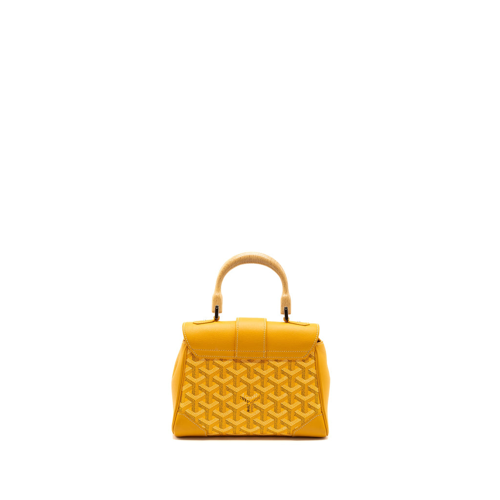 GOYARD MINI SAIGON CANVAS YELLOW SHW