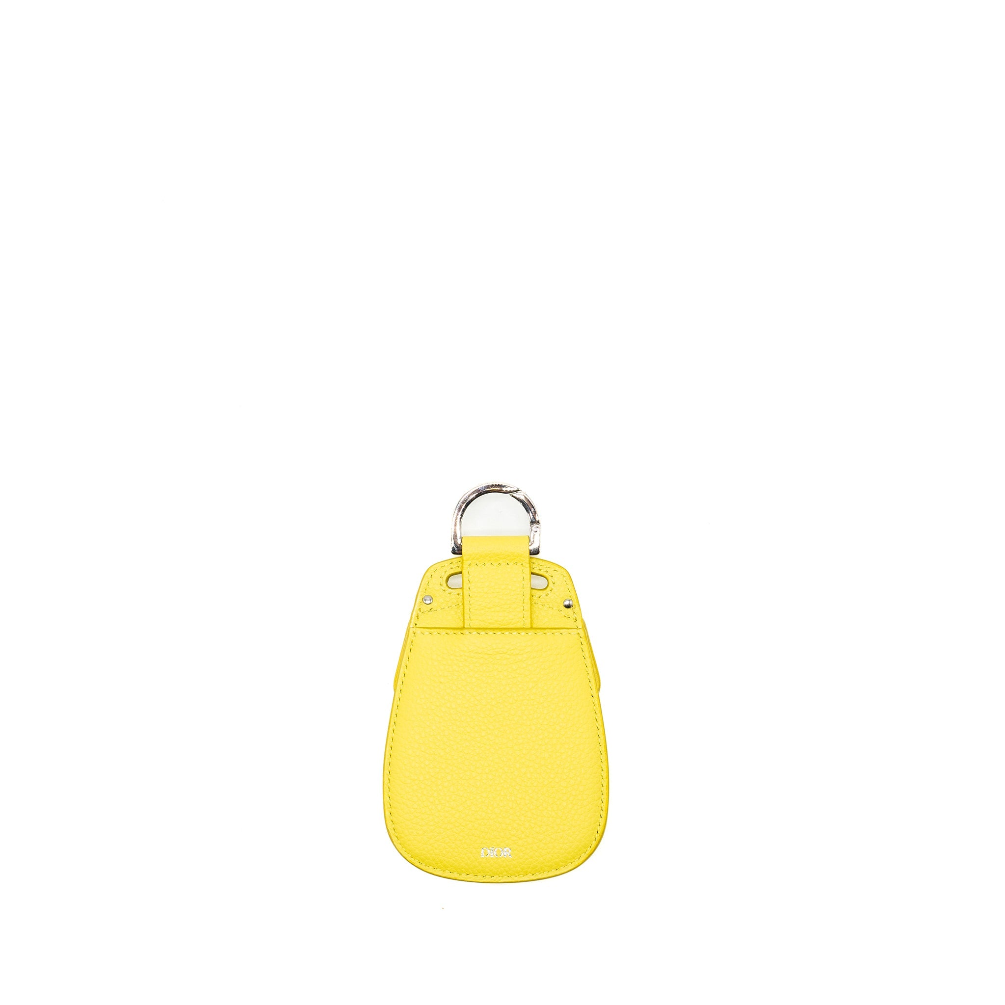 DIOR SADDLE COIN POUCH/BAG CHARM YELLOW SHW