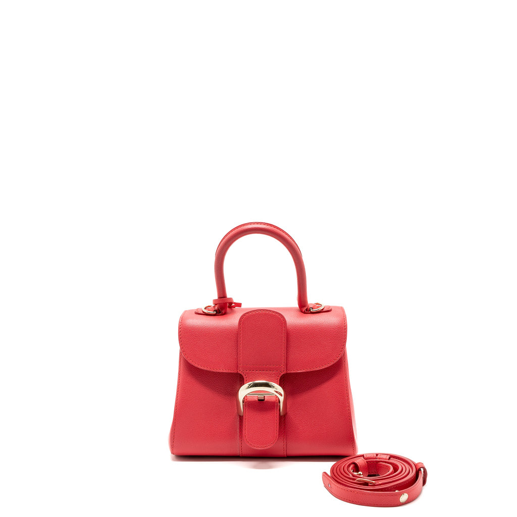 DELVAUX MINI BRILLIANT BOX CALFSKIN PINK GHW