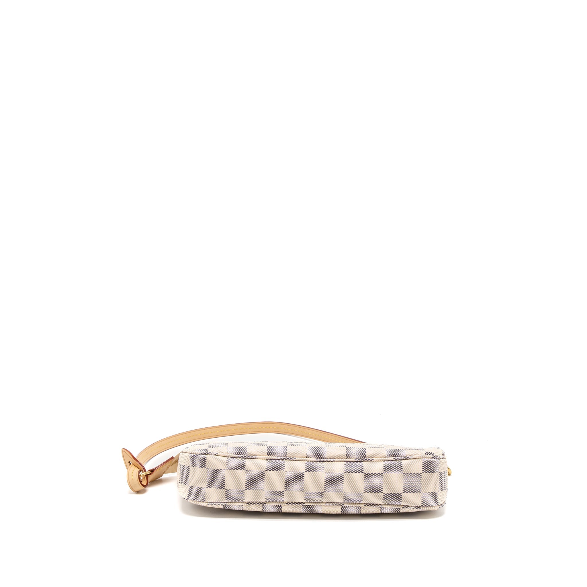 LOUIS VUITTON POCHETTE ACCESSORIES DAMIER AZUR CANVAS GHW (NEW VERSION)