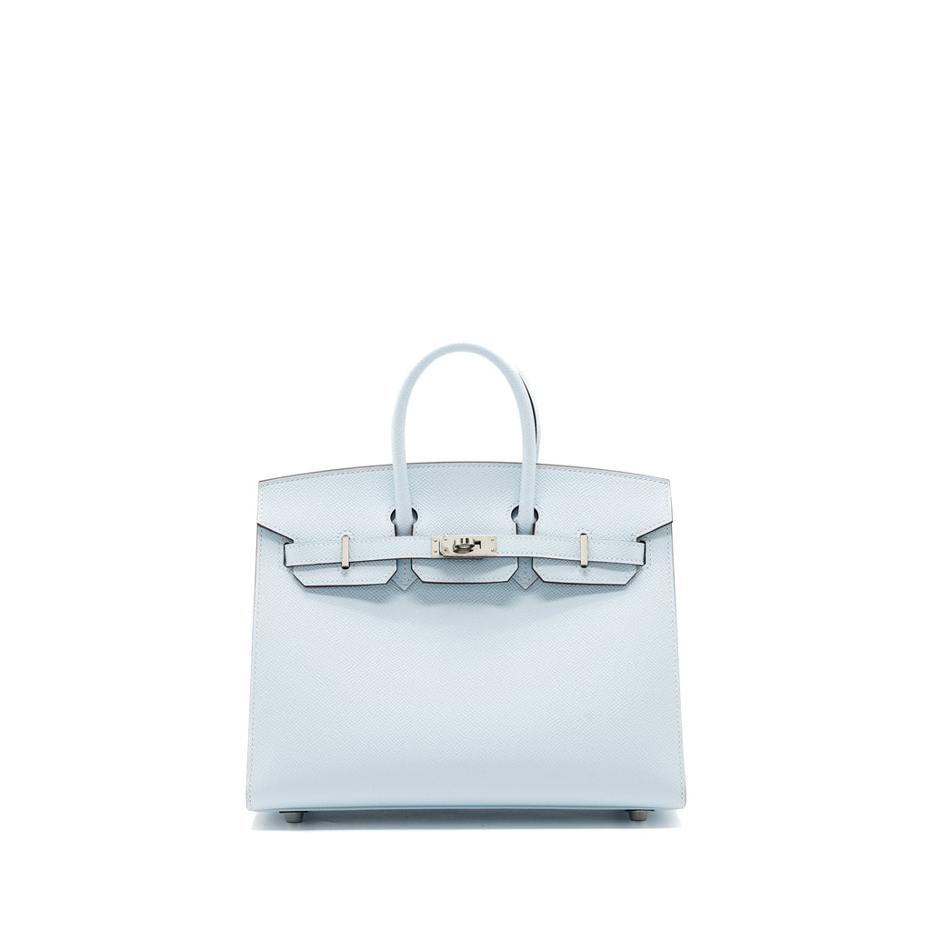 HERMES BIRKIN 25 EPSOM BLUE BRUME SHW