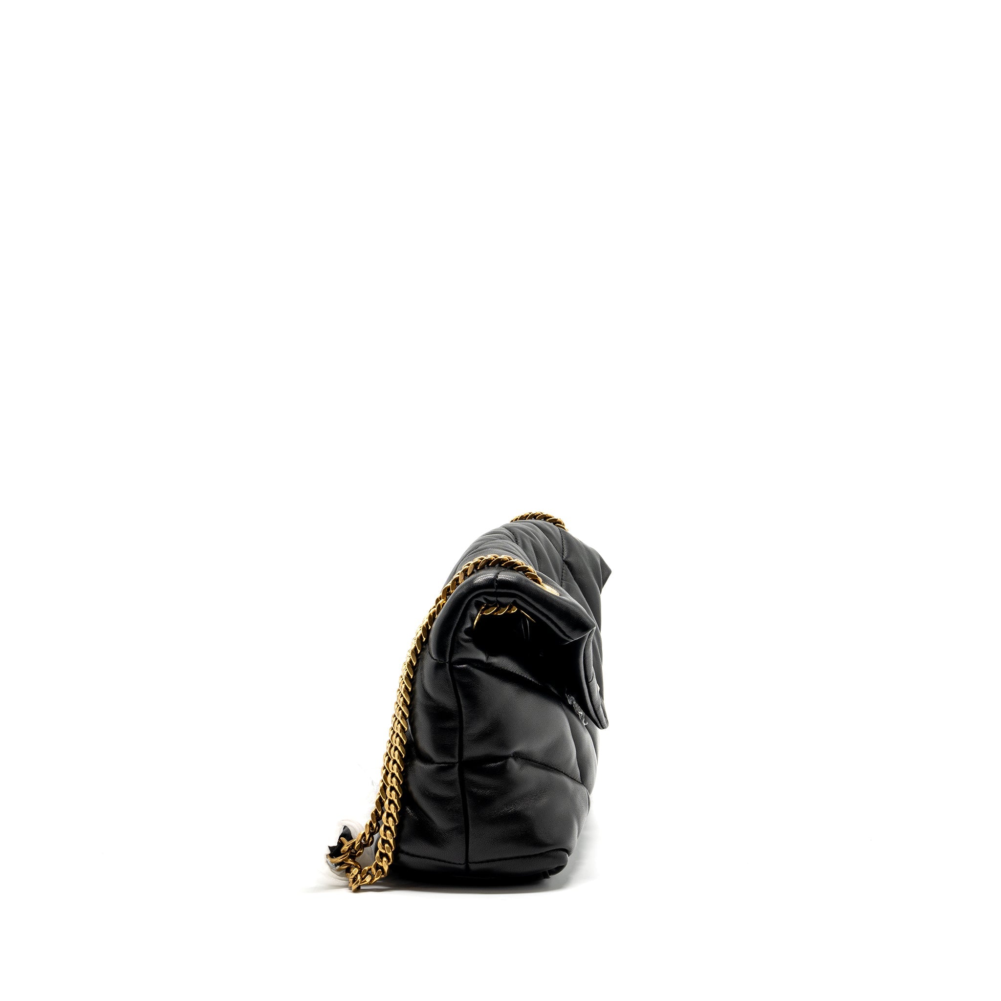 SAINT LAURENT/YSL SMALL PUFFER BAG NAPPA BLACK MULTICOLOUR HARDWARE