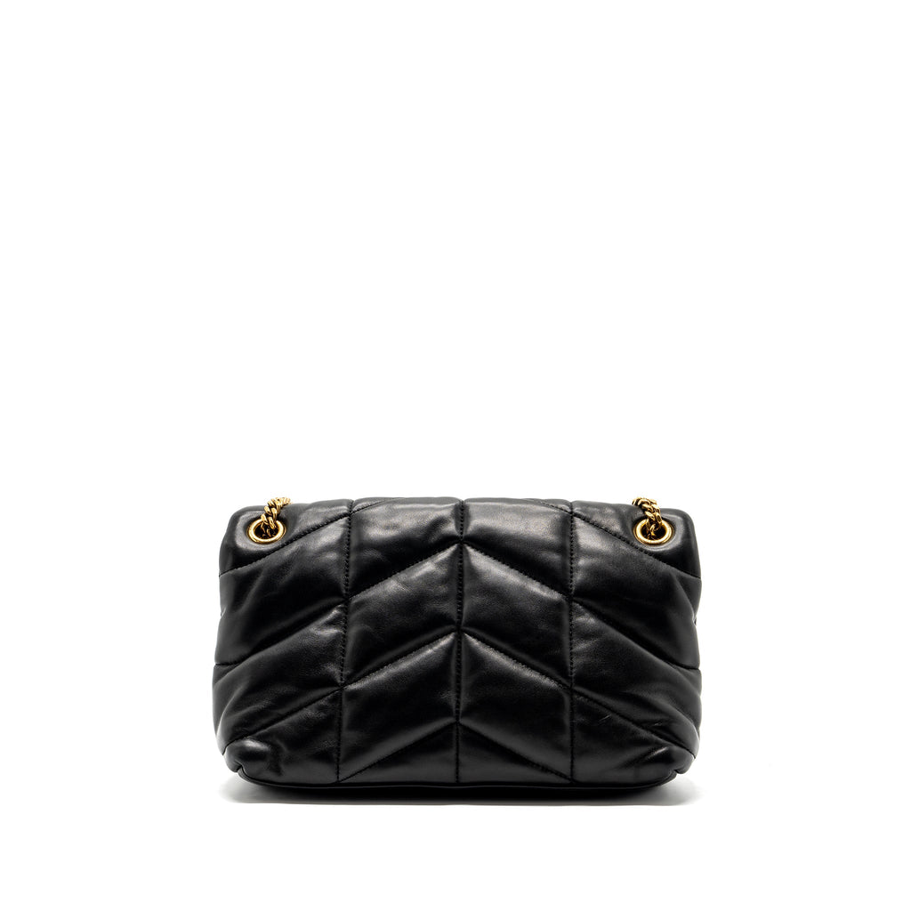 SAINT LAURENT/YSL SMALL PUFFER BAG NAPPA BLACK MULTICOLOUR HARDWARE