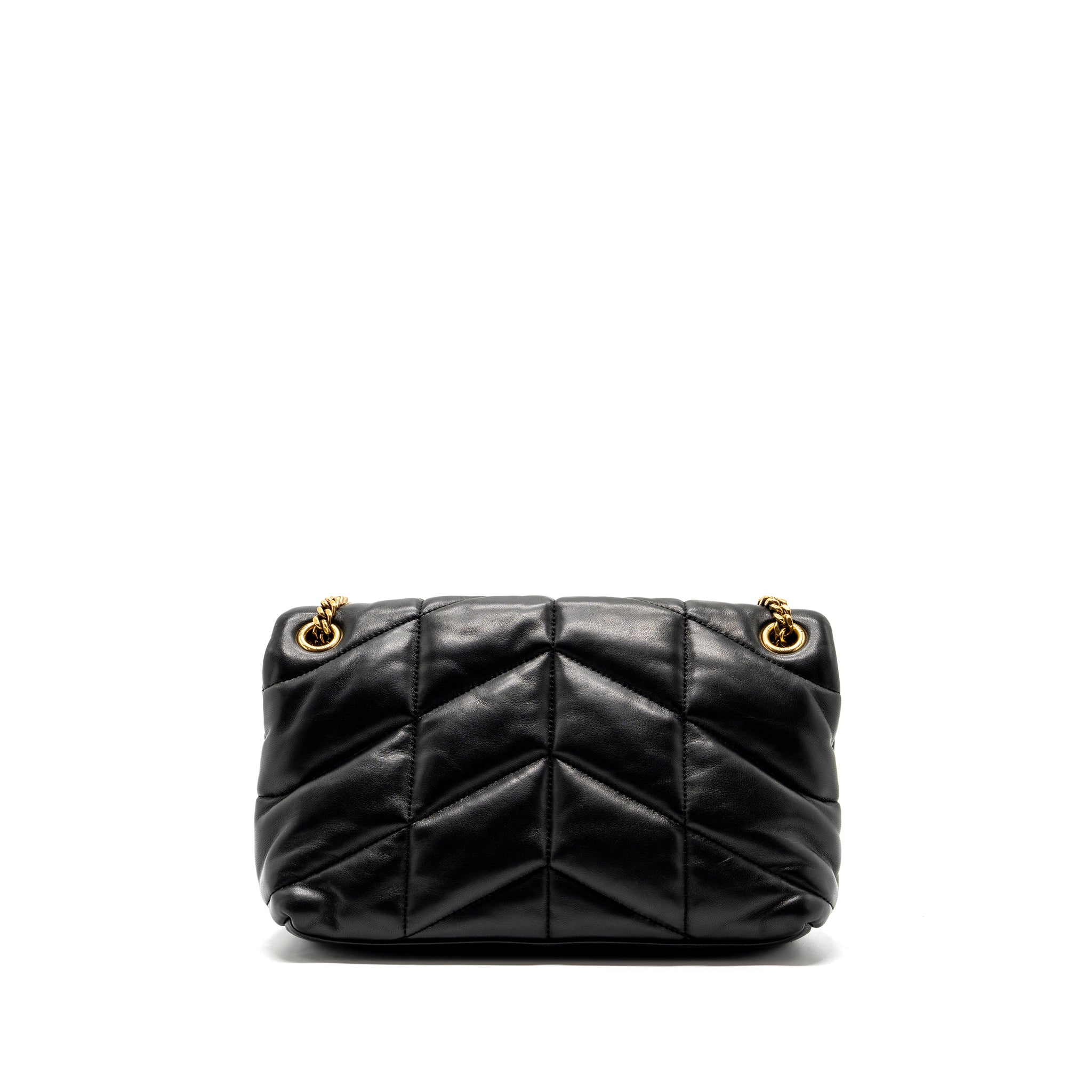 SAINT LAURENT/YSL SMALL PUFFER BAG NAPPA BLACK MULTICOLOUR HARDWARE