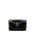 SAINT LAURENT/YSL SMALL PUFFER BAG NAPPA BLACK MULTICOLOUR HARDWARE