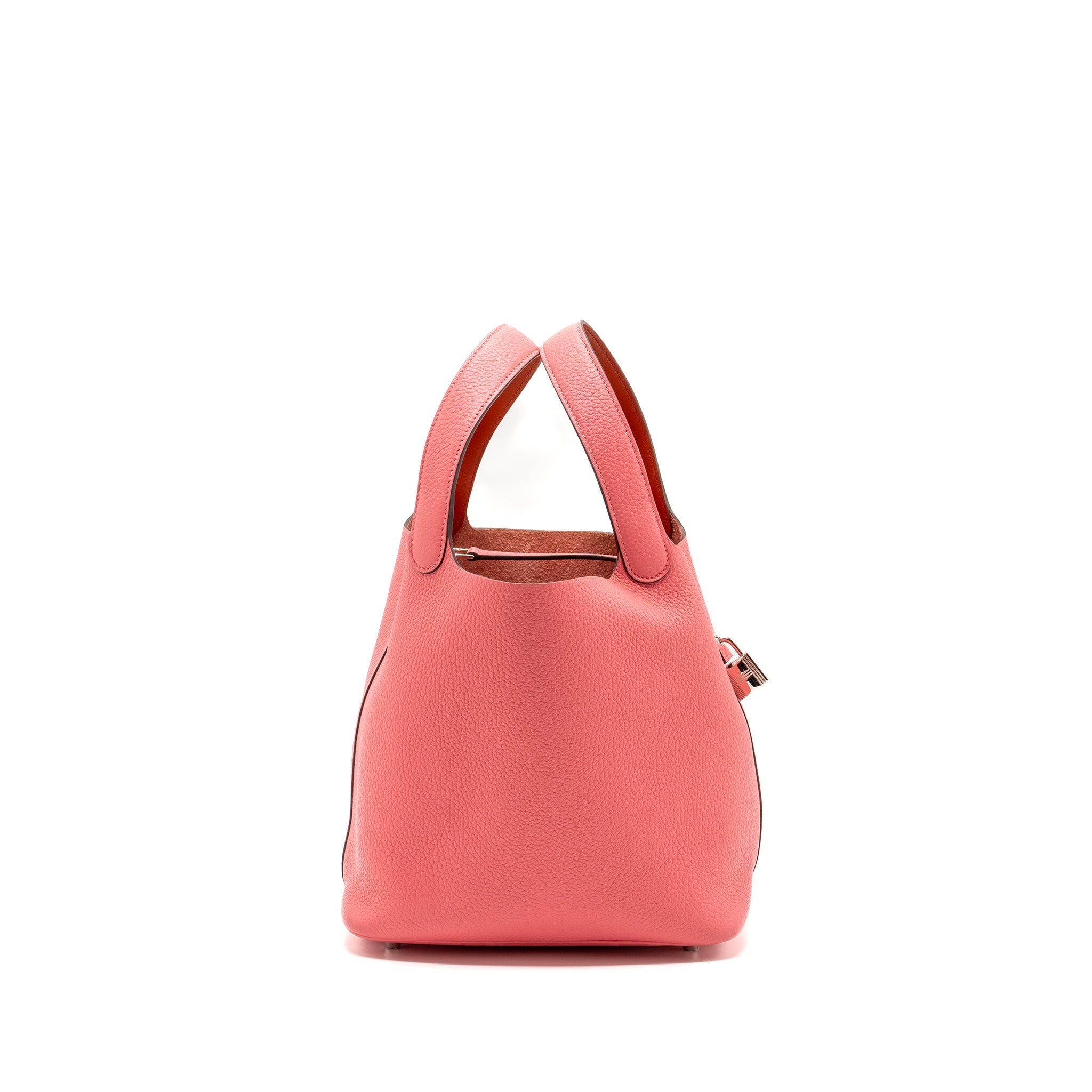 HERMES PICOTIN 22 LOCK BAG CLEMENCE ROSE AZALEE SHW