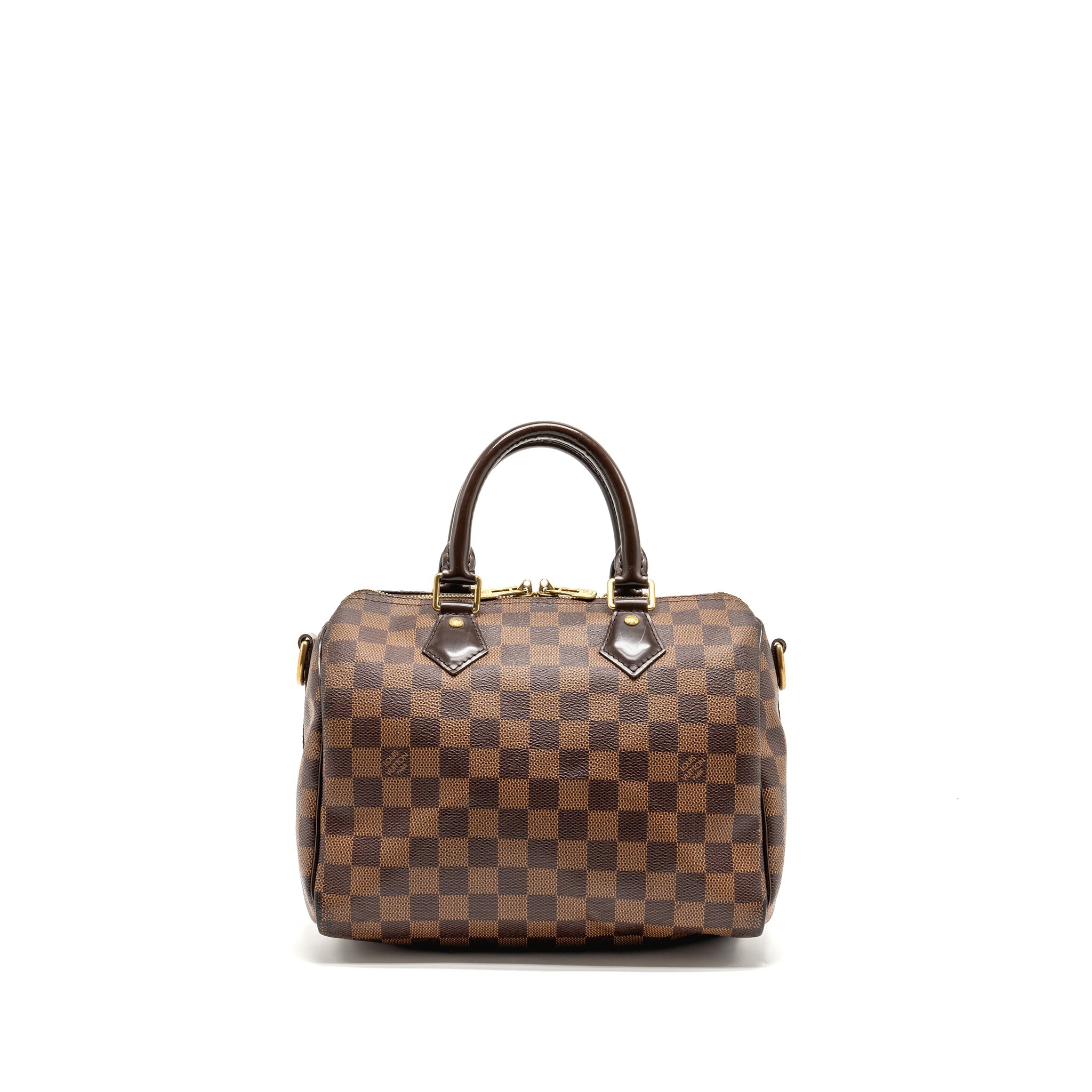 LOUIS VUITTON SPEEDY BANDOULIERE 25 DAMIER EBENE GHW