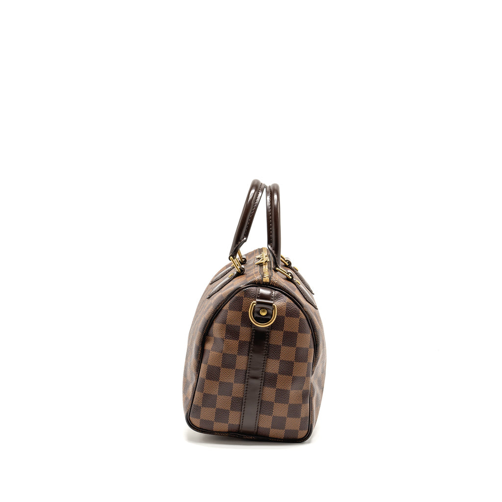 LOUIS VUITTON SPEEDY BANDOULIERE 25 DAMIER EBENE GHW