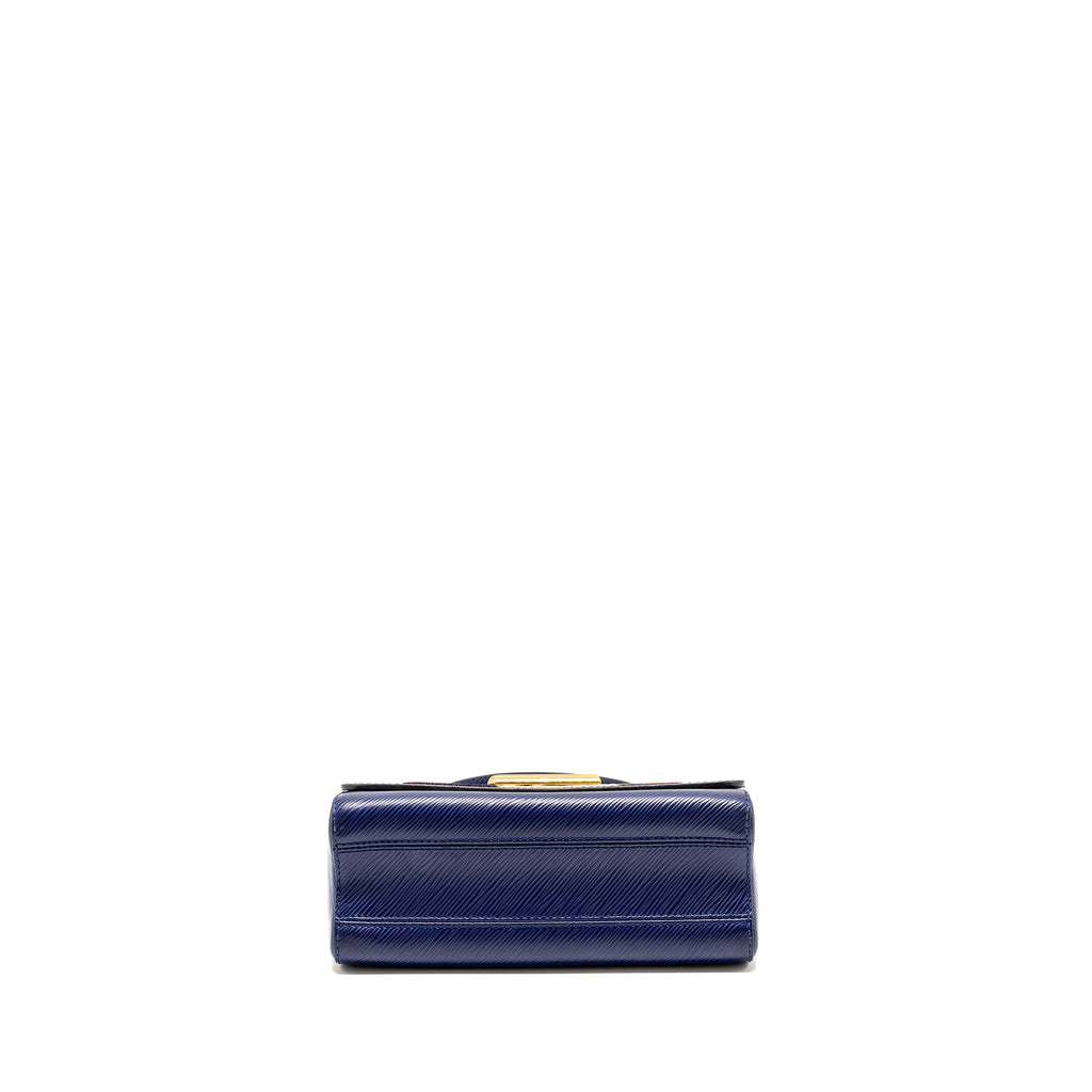 LOUIS VUITTON NIGHT BIRD LADIES TWIST MM BAG EPI/SEQUIN NAVY GHW