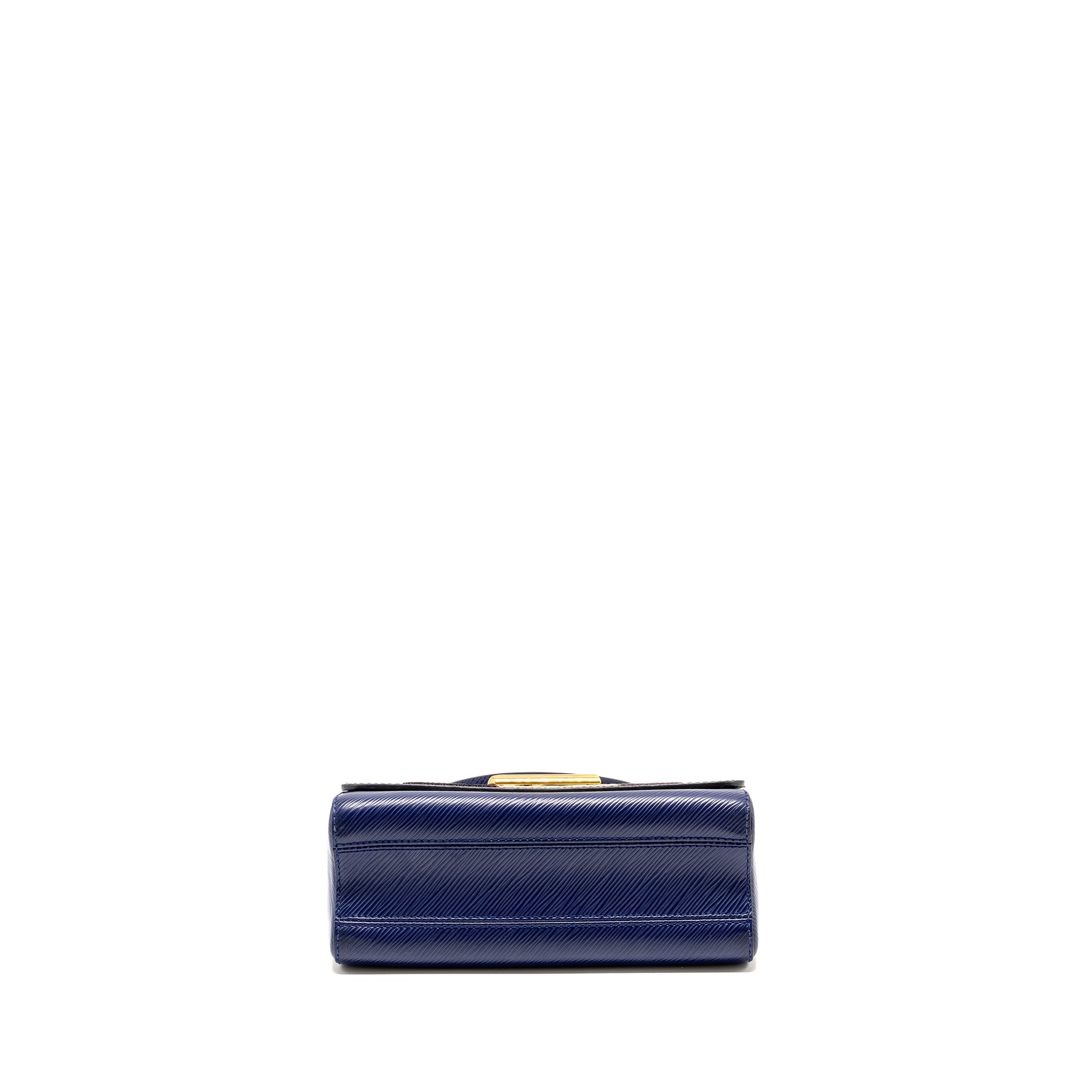 LOUIS VUITTON NIGHT BIRD LADIES TWIST MM BAG EPI/SEQUIN NAVY GHW