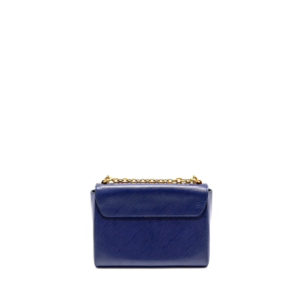 LOUIS VUITTON NIGHT BIRD LADIES TWIST MM BAG EPI/SEQUIN NAVY GHW