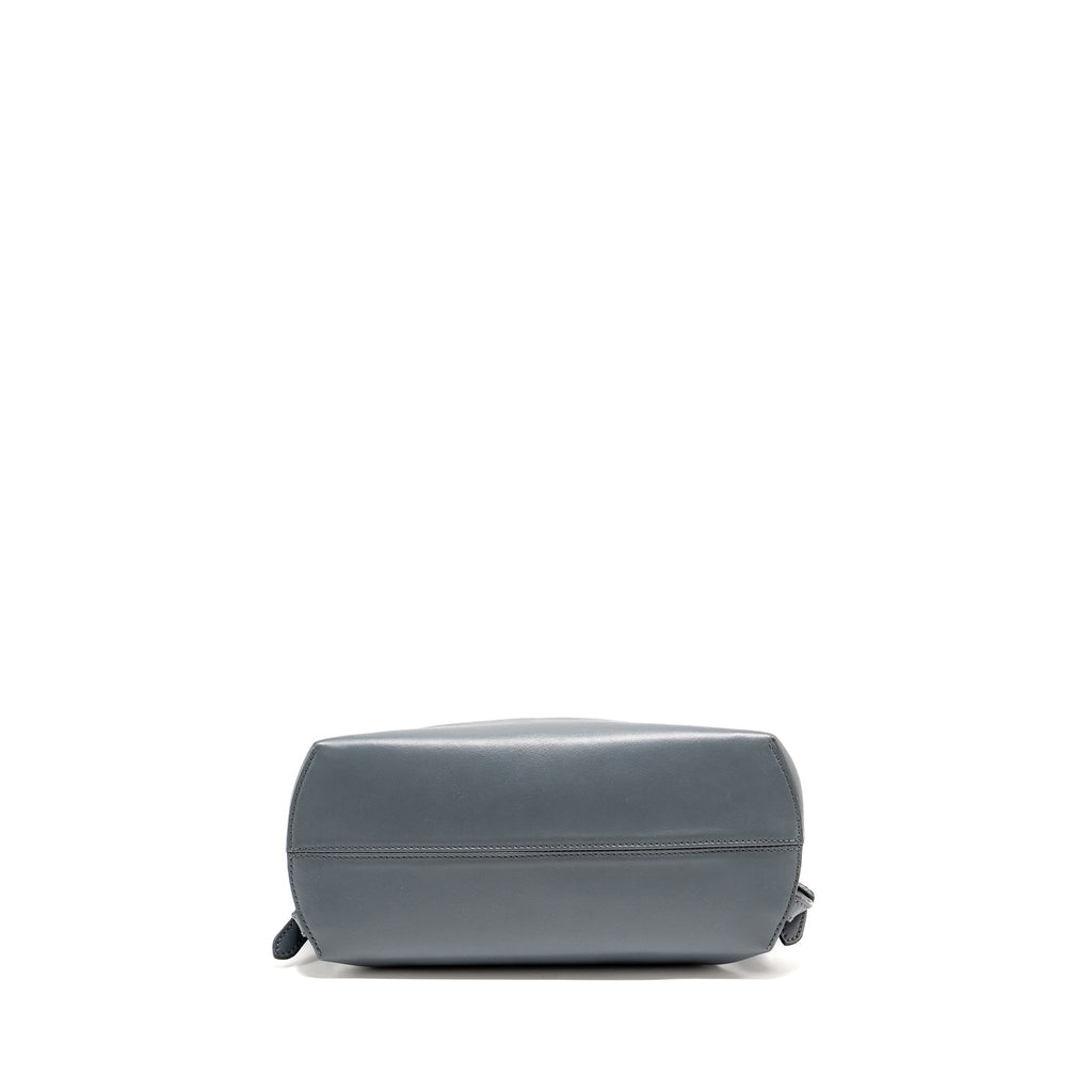 FENDI FLOWERLAND 2 WAY SHOULDER BAG/BACKPACK CALFSKIN GREY MULTICOLOUR HARDWARE