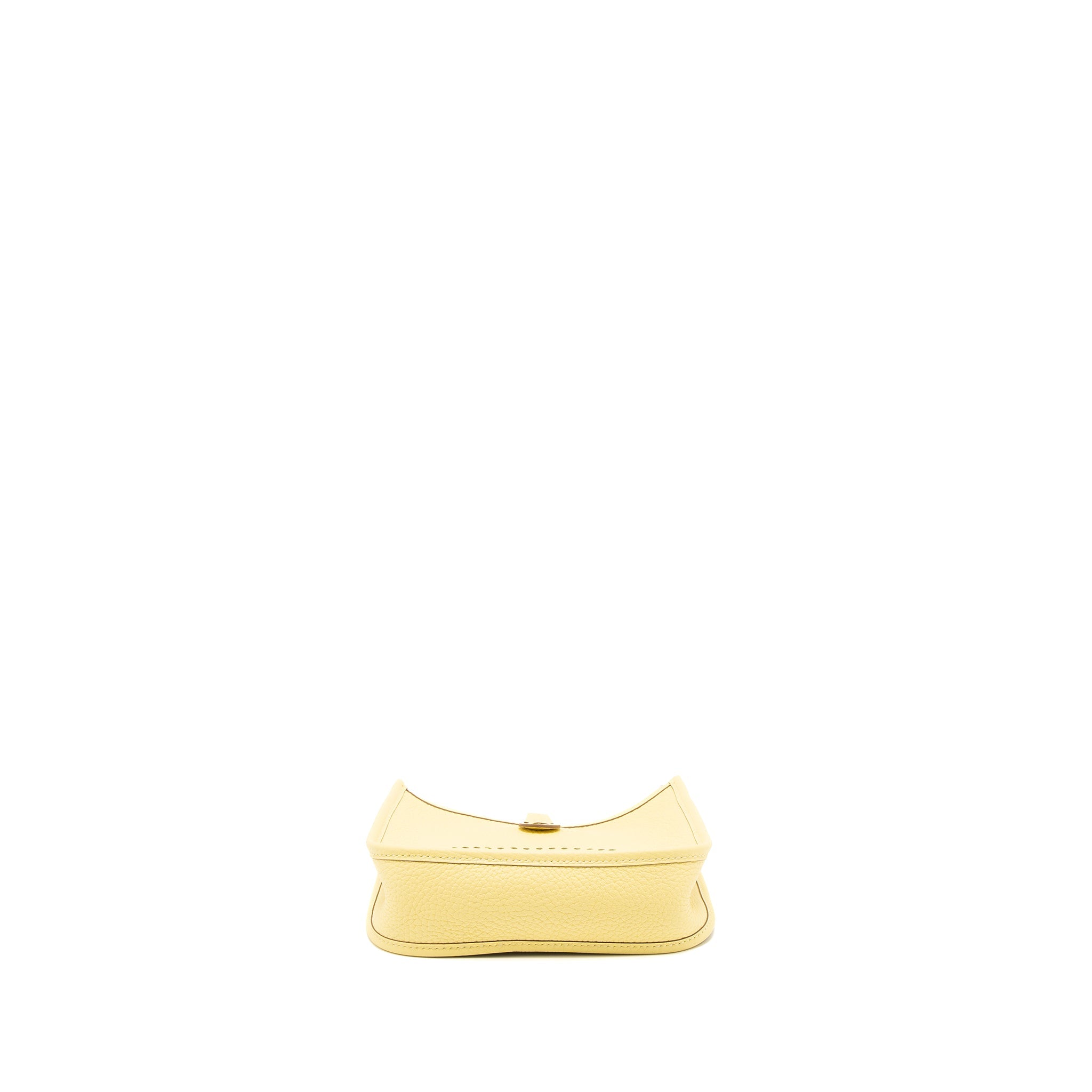 HERMES MINI EVELYNE CLEMENCE 1Z JAUNE POUSSIN SHW