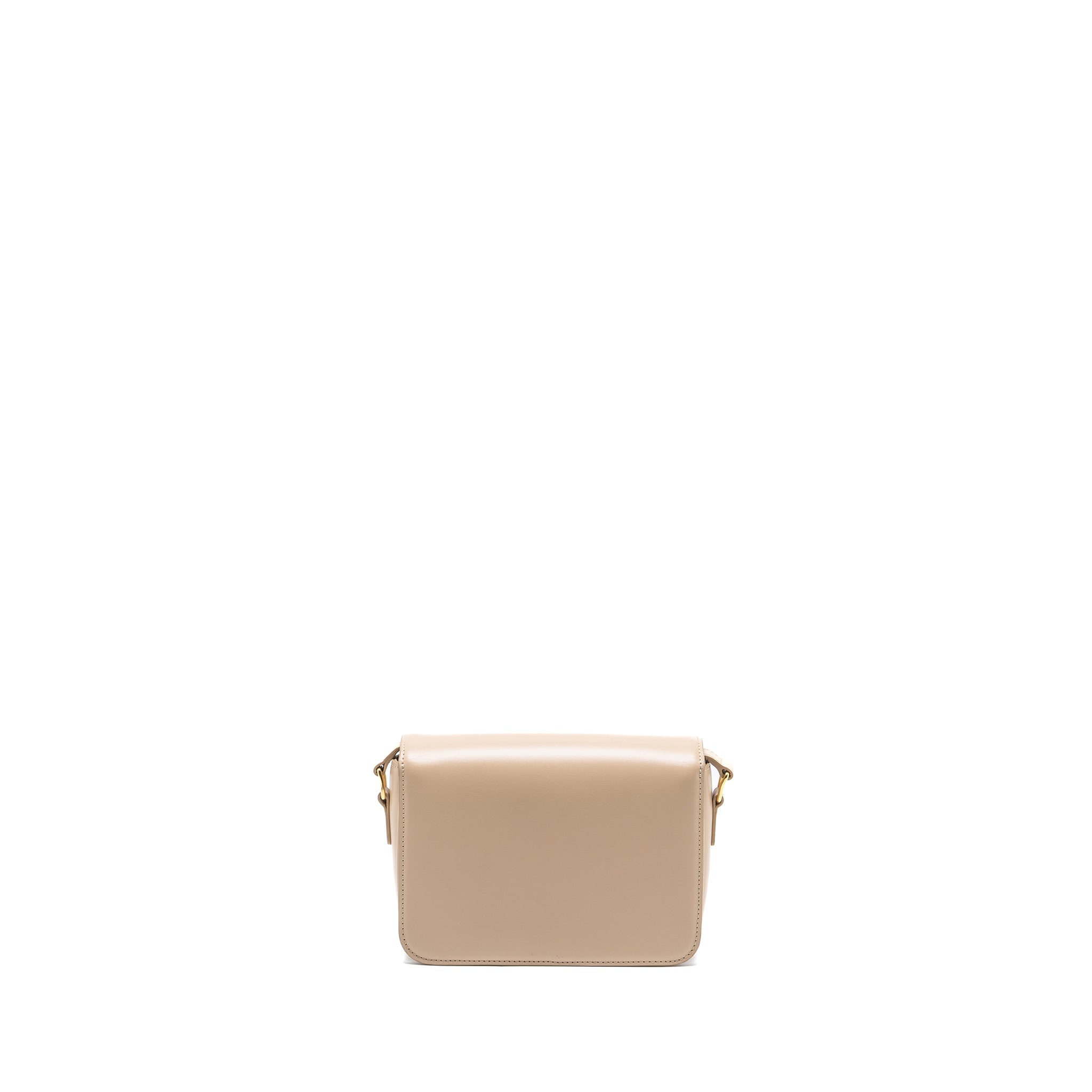 CELINE TEEN TRIOMPHE BAG CALFSKIN LIGHT BEIGE GHW
