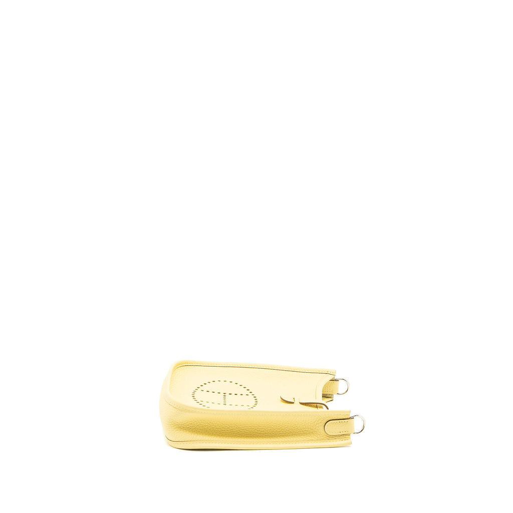 HERMES MINI EVELYNE CLEMENCE 1Z JAUNE POUSSIN SHW