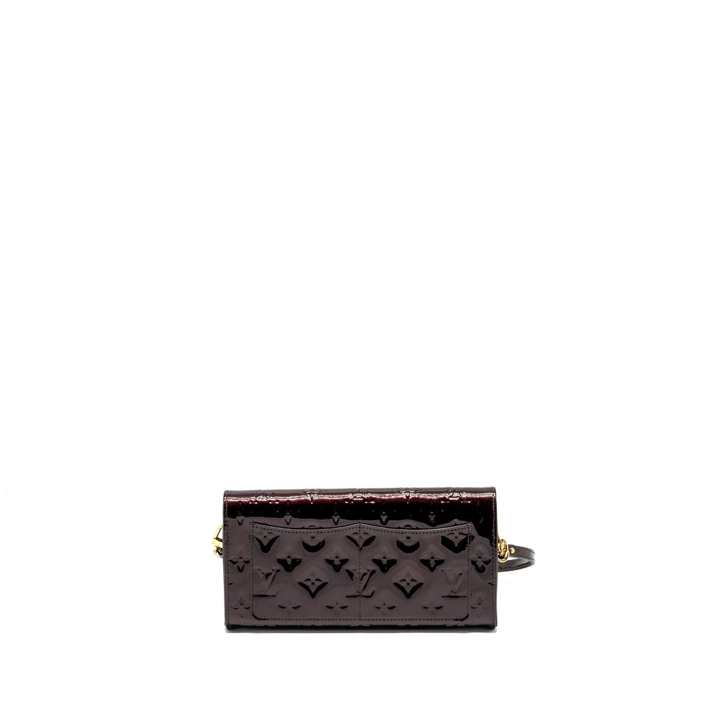 LOUIS VUITTON ROSSMORE MM MONOGRAM VERNIS AMARANTE GHW