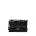 CHANEL JUMBO CLASSIC DOUBLE FLAP BAG CAVIAR BLACK GHW