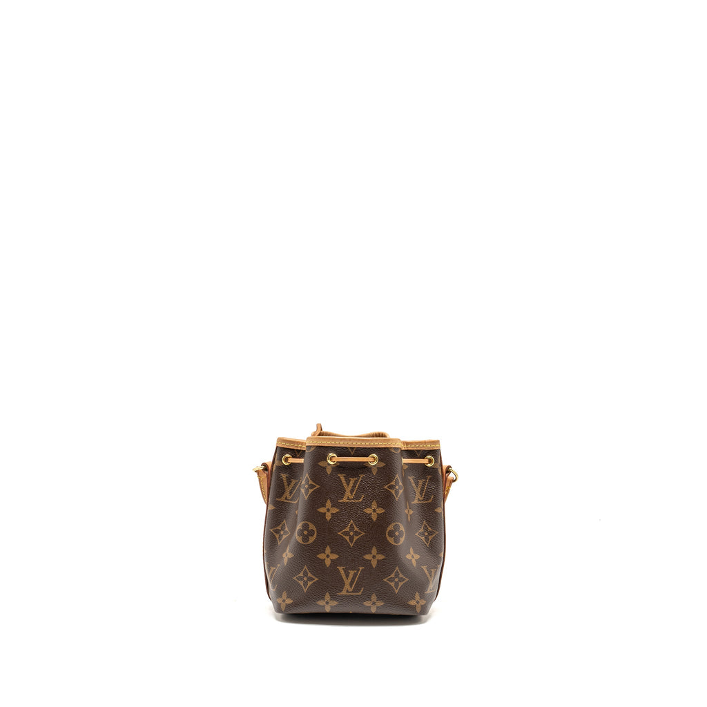 LOUIS VUITTON NANO NOE MONOGRAM CANVAS GHW