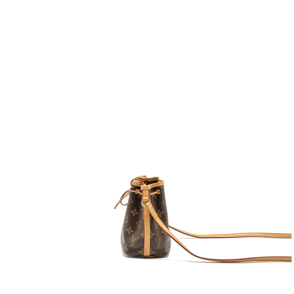 LOUIS VUITTON NANO NOE MONOGRAM CANVAS GHW
