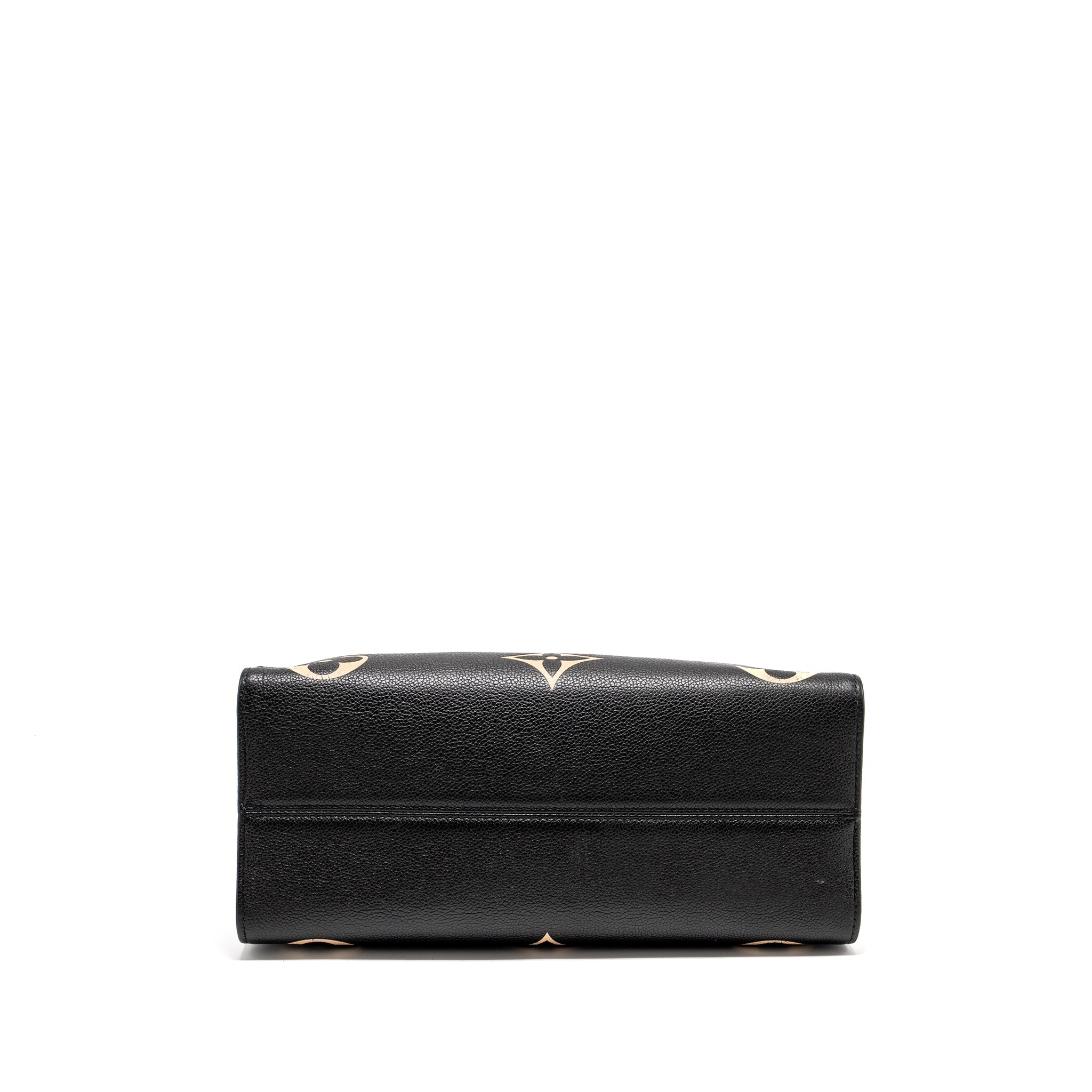 LOUIS VUITTON ONTHEGO MM BICOLOUR MONOGRAM EMPREINTE BLACK / BEIGE GHW