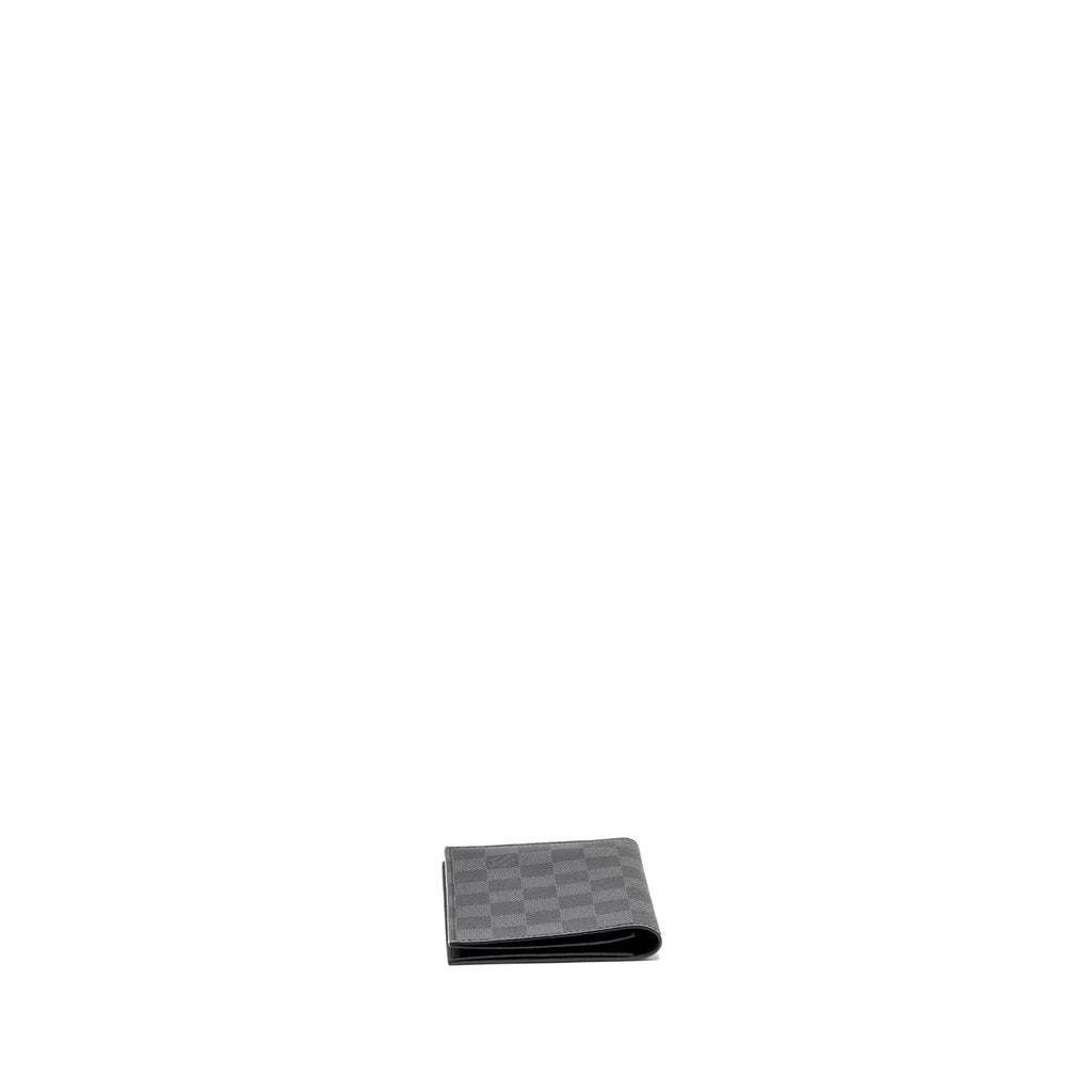 LOUIS VUITTON PASSPORT COVER DAMIER GRAPHITE CANVAS BLACK